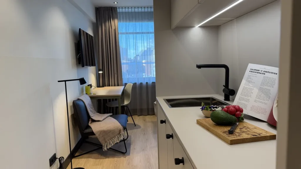 Detail view in the XS apartment, ipartment Cologne-Oper